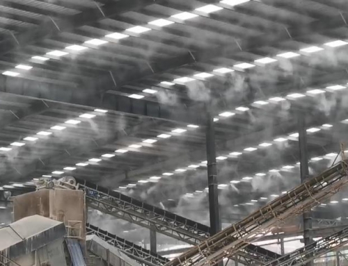 湖南怀化料仓降尘案例