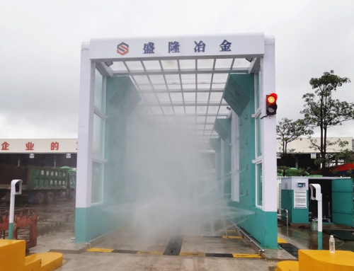 旋转喷头超低排放洗车台