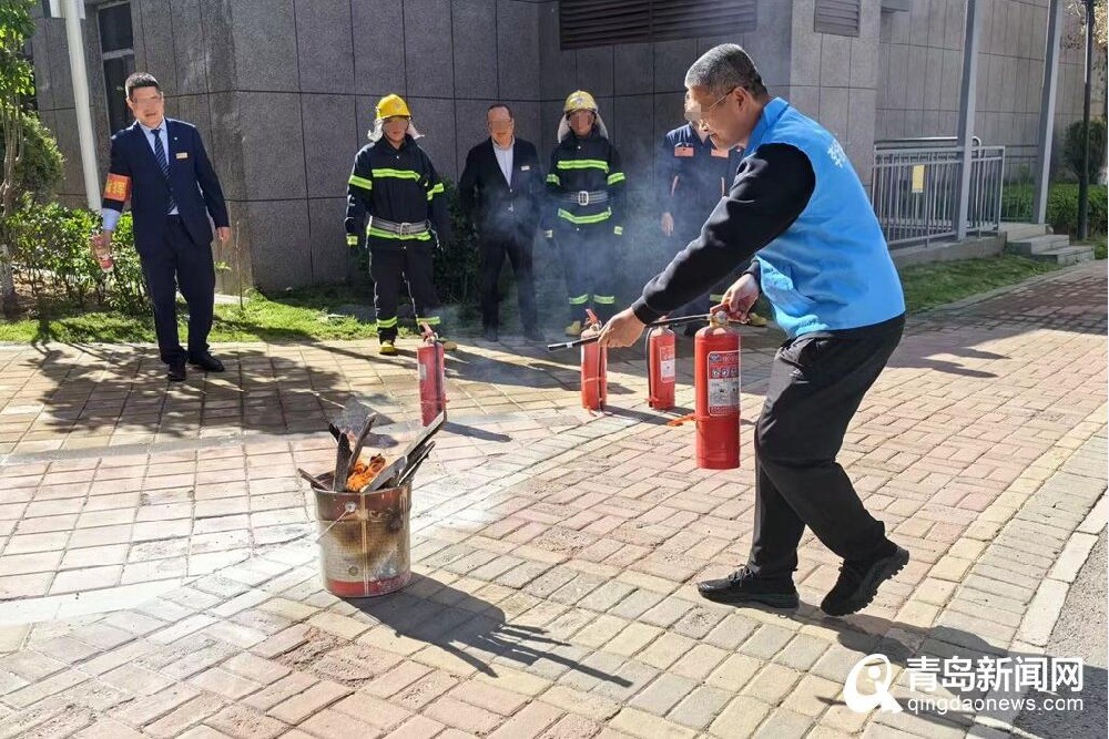 李沧区沧口街道：筑牢消防“安全网” 共建幸福“平安格”